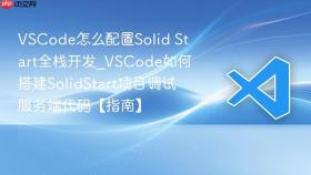 vscode怎么配置solid start全栈开发_vscode如何搭建solidstart项目调试服务端代码【指南】