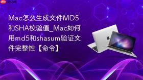 mac怎么生成文件md5和sha校验值_mac如何用md5和shasum验证文件完整性【命令】