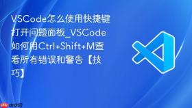 vscode怎么使用快捷键打开问题面板_vscode如何用ctrl+shift+m查看所有错误和警告【技巧】