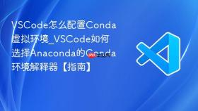 vscode怎么配置conda虚拟环境_vscode如何选择anaconda的conda环境解释器【指南】
