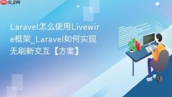 Laravel怎么使用Livewire框架_Laravel如何实现无刷新交互【方案】