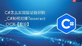 c#怎么实现验证码识别_c#如何对接tesseract ocr【前沿】
