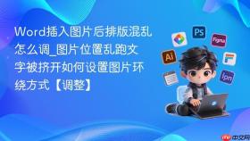 word插入图片后排版混乱怎么调_图片位置乱跑文字被挤开如何设置图片环绕方式【调整】