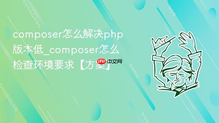 composer怎么解决php版本低_composer怎么检查环境要求【方案】