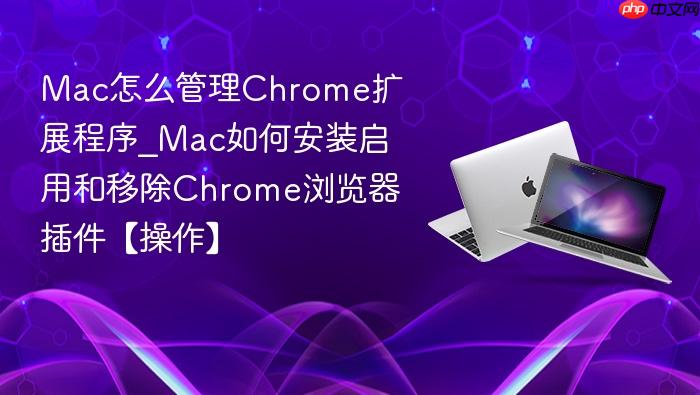 mac怎么管理chrome扩展程序_mac如何安装启用和移除chrome浏览器插件【操作】