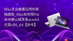 mac怎么查看应用的架构类型_mac如何用file命令确认程序是arm64还是x86_64【命令】