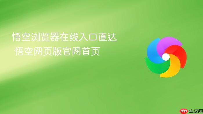 悟空浏览器在线入口直达 悟空网页版官网首页