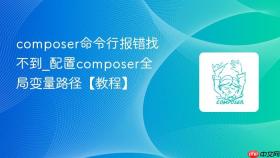 composer命令行报错找不到_配置composer全局变量路径【教程】