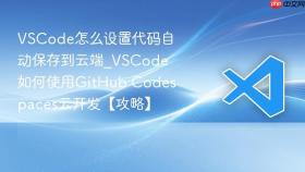 VSCode怎么设置代码自动保存到云端_VSCode如何使用GitHub Codespaces云开发【攻略】