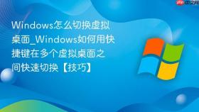 windows怎么切换虚拟桌面_windows如何用快捷键在多个虚拟桌面之间快速切换【技巧】