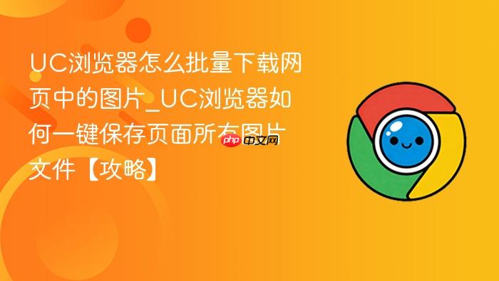 uc浏览器怎么批量下载网页中的图片_uc浏览器如何一键保存页面所有图片文件【攻略】