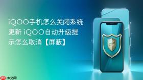 iQOO手机怎么关闭系统更新 iQOO自动升级提示怎么取消【屏蔽】