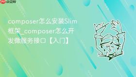 composer怎么安装slim框架_composer怎么开发微服务接口【入门】