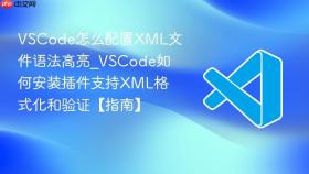 vscode怎么配置xml文件语法高亮_vscode如何安装插件支持xml格式化和验证【指南】
