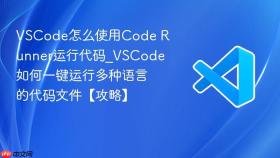 vscode怎么使用code runner运行代码_vscode如何一键运行多种语言的代码文件【攻略】