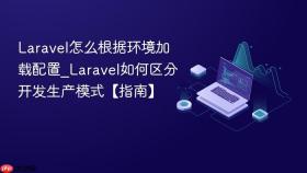 Laravel怎么根据环境加载配置_Laravel如何区分开发生产模式【指南】