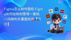 figma怎么制作图标 figma如何绘制和管理一套统一风格的矢量图标库【设计】