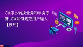 c#怎么转换全角和半角字符_c#如何规范用户输入【技巧】