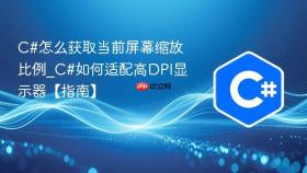 c#怎么获取当前屏幕缩放比例_c#如何适配高dpi显示器【指南】