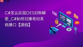 c#怎么实现des对称解密_c#如何对接老旧系统接口【源码】