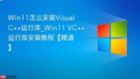 win11怎么安装visual c++运行库_win11 vc++运行库安装教程【精通】