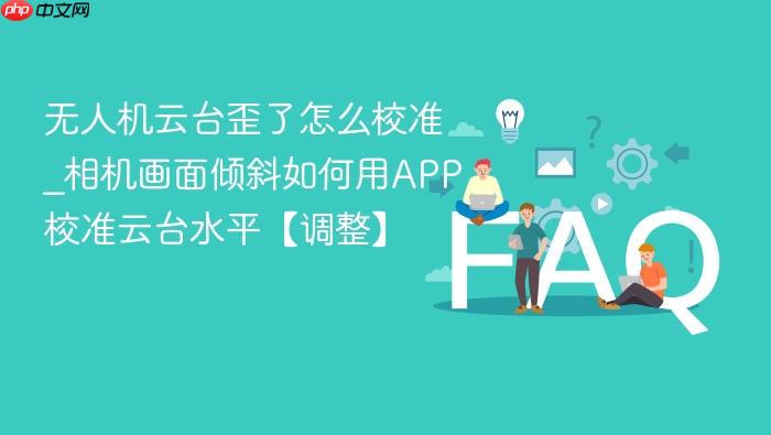 无人机云台歪了怎么校准_相机画面倾斜如何用app校准云台水平【调整】