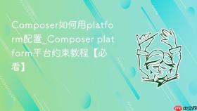 composer如何用platform配置_composer platform平台约束教程【必看】