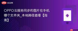 oppo云服务同步的图片在手机哪个文件夹_本地路径查看【指南】