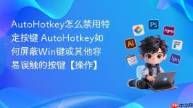 autohotkey怎么禁用特定按键 autohotkey如何屏蔽win键或其他容易误触的按键【操作】