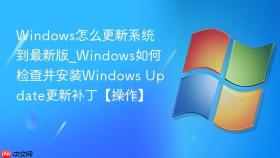 windows怎么更新系统到最新版_windows如何检查并安装windows update更新补丁【操作】