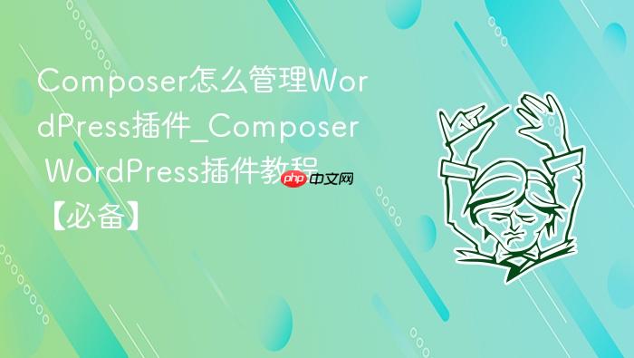 composer怎么管理wordpress插件_composer wordpress插件教程【必备】