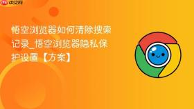 悟空浏览器如何清除搜索记录_悟空浏览器隐私保护设置【方案】