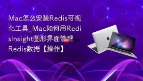 mac怎么安装redis可视化工具_mac如何用redisinsight图形界面管理redis数据【操作】