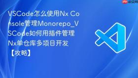 vscode怎么使用nx console管理monorepo_vscode如何用插件管理nx单仓库多项目开发【攻略】