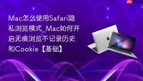 mac怎么使用safari隐私浏览模式_mac如何开启无痕浏览不记录历史和cookie【基础】
