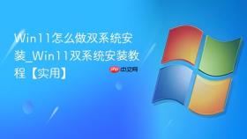 Win11怎么做双系统安装_Win11双系统安装教程【实用】