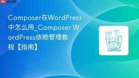composer在wordpress中怎么用_composer wordpress依赖管理教程【指南】