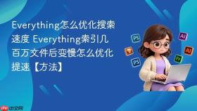 everything怎么优化搜索速度 everything索引几百万文件后变慢怎么优化提速【方法】