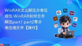 winrar怎么解压分卷压缩包 winrar如何合并解压part1 part2等分卷压缩文件【操作】