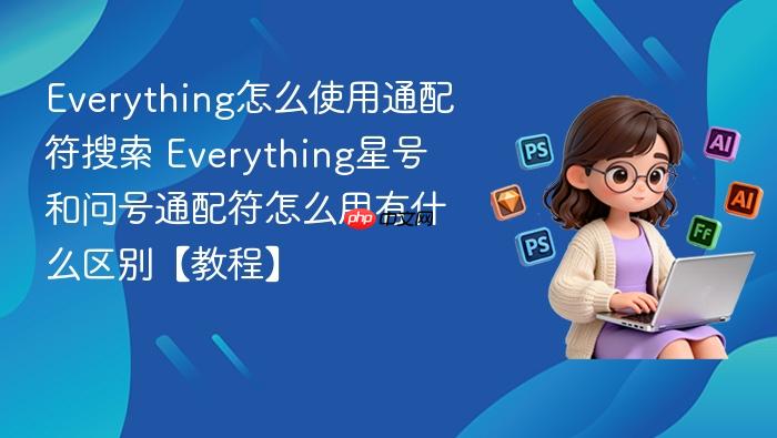 everything怎么使用通配符搜索 everything星号和问号通配符怎么用有什么区别【教程】