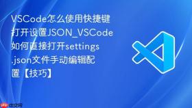 vscode怎么使用快捷键打开设置json_vscode如何直接打开settings.json文件手动编辑配置【技巧】