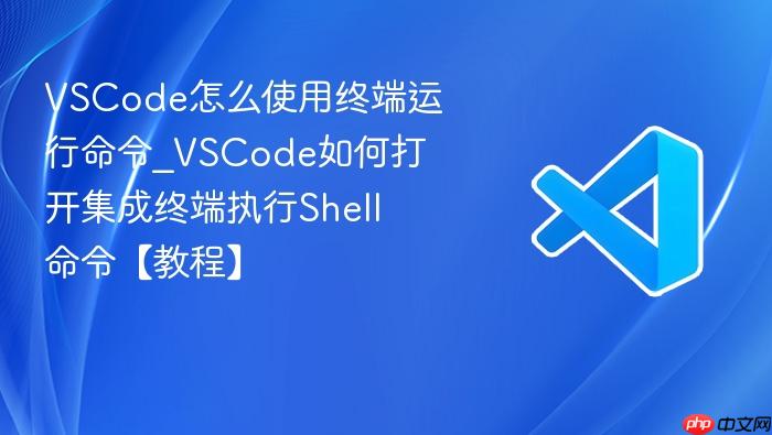 vscode怎么使用终端运行命令_vscode如何打开集成终端执行shell命令【教程】
