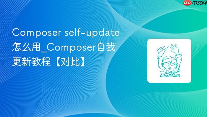 composer self-update怎么用_composer自我更新教程【对比】
