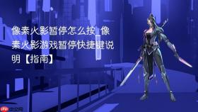 像素火影暂停怎么按_像素火影游戏暂停快捷键说明【指南】