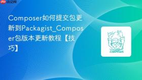 composer如何提交包更新到packagist_composer包版本更新教程【技巧】