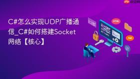 c#怎么实现udp广播通信_c#如何搭建socket网络【核心】