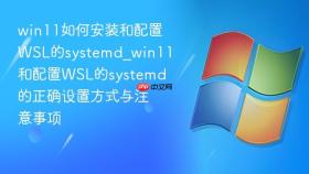 win11如何安装和配置wsl的systemd_win11和配置wsl的systemd的正确设置方式与注意事项