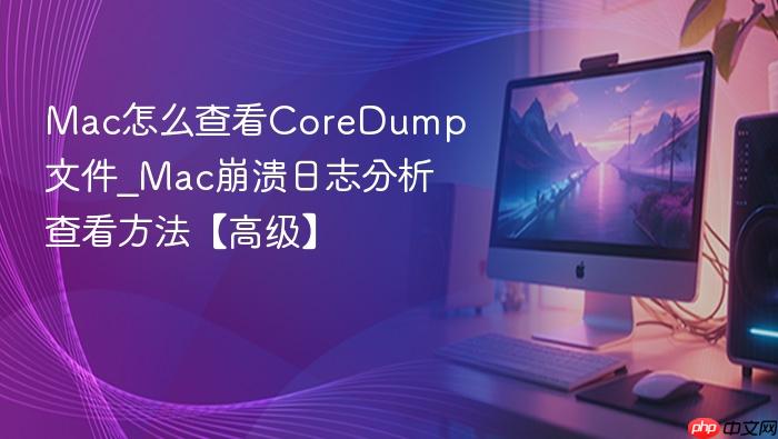 mac怎么查看coredump文件_mac崩溃日志分析查看方法【高级】
