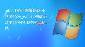 win11如何修复磁盘分区表损坏_win11磁盘分区表损坏的几种常见方式