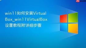 win11如何安装virtualbox_win11virtualbox设置教程附详细步骤